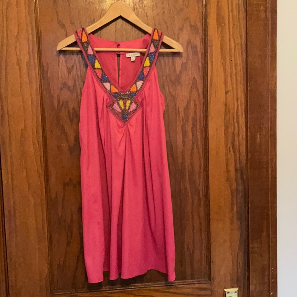 AXARA Mini Dress with Beading (size 6)